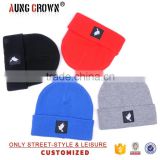 Wholesale Woven Label Acrylic Knited Beanie Cap
