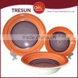 Round Shape 18pcs Handpainted Ceramic Dinnerware/stoneware Dinnerset Tableware Made in China thumbnail-6