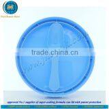 Colors Optional Plastic Labeling Milk Can Lid With Scoop With FSSC 22000 Certified by GMP Standard-with Patent