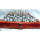 Pewter International Chess Set