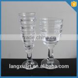 Factory super low price Clear beach wine glass cup