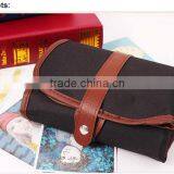 Factory Wholesale Roll Up Wrap Pencil Case;Roll Up Canvas Pencil Case thumbnail-5