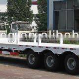 40 Ton Three Axles Lowbed Semi-trailer for Carrier Heavy Equipments and Construction Machinery thumbnail-2