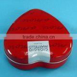 Heart-shaped Tin Box,jewelry Packaging Tin Box
