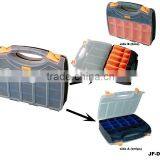 Portable Plastic Organizer With Little Bins and Removable Septas