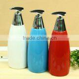 color glazed ceramic hand soap dispenser