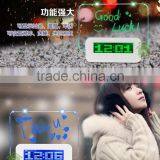 Night Light Digital Alarm Clock Blue Light Digital LED Message Memo Board thumbnail-2