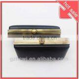 16.5x8cm Clutch Metal Frames With Black Plastic Shells Box Purse Frame thumbnail-6