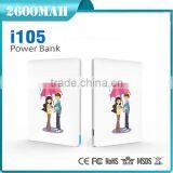 Best Selling Products Portable Credit Card Power Bank 2600mah thumbnail-4