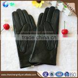 2016 New Design Ladies Goatskin C Grade Leather Gloves for Touch Screen thumbnail-3