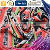 China supplier 75D/ 100D 110GSM polyester african print fabric, georgette fabric for dress