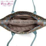 2016 High Quality Floral Canvas Designer Ladies Shoulder Bag thumbnail-2