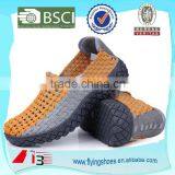 china factory handmade elastic woven shoes