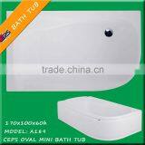 Oval Bath Tub Ceps 170x100x60 VAC. OVAL LEFT BATH TUB thumbnail-1