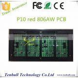 P10(1r)-AW806 Outdoor Led Module, P10 Single Color Red/white/green/yellow/blue Option
