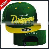 2012 New Green/yellow Wool/acrylic Blended Flat Brim Snapback Hats thumbnail-1