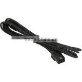 PCI Express 6 Pin PCIe Video Card Extension Cable (45cm, Black Sleeve/Connectors) thumbnail-1