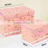 Eco-Friendly Portable Clothes Sundries Hard Cloth Storage Bag Case Container Box thumbnail-2