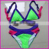 Wholesale 2015 New Sexy Women Bandage Strappy Bikini Set Mature Women Swimwear Push-up Padded Swimsuit thumbnail-3