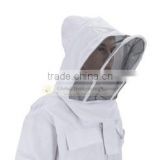 Wholesale Beekeeping Suit with double hat, cotton beekeeping protective suit / jumpsuits suit for beekeeper
