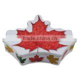 Leaf Shape Christmas Tins Wholesale thumbnail-1