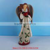 Resin Winged Guardian Angel Statue thumbnail-3