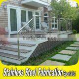 304 Stainless Steel Stair Railing Prefab Outdoor Metal Railing thumbnail-6