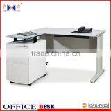 Metal Office Furniture Wooden Computer Desk Signle Side Desk Staff Table thumbnail-3