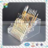 High Quality Clear Acrylic Pen Holder Box Shop Use/2015customized Simple Useful Design Acrylic Pencil Display Made in China thumbnail-1