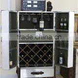 Foshan Factory Direct Sale High Quality American Antique Design Classic Wine Cabinet Covered by Aluminium for Livingroom thumbnail-2