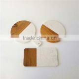 Kitchen Chopping Marble and Wooden Serving Board With Handle thumbnail-4