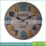 Wooden Wall Clock/antique Digital Clock thumbnail-1