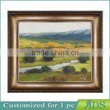 Wall Decor Village Scenery Oil Painting On Canvas thumbnail-3