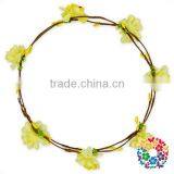 Handmade Flower Wreath Hair Accessories Wedding Rose Flower Garland thumbnail-3