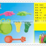 Factory Supply Plastic 6pcs Lovely Beach Toys Set thumbnail-1