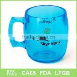 Double Wall Blue Water Cup,coffee Mug,16OZ Mug thumbnail-1