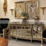Wooden Antique Mirror Kitchen Cabinets and Wardrobes Guangzhou thumbnail-4