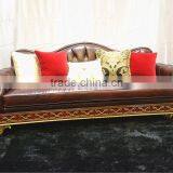 BISINI Latest Leather Chesterfield Sofa thumbnail-3
