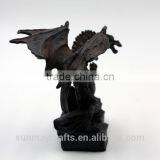 Custom High Quality Resin Black Dragon Statue Deocration for Sale thumbnail-5