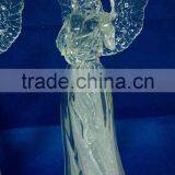 2015 Dongguan 10 Inch Acrylic Hollow Angel With LED Light thumbnail-6