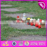 2015 Kids Toys Educational Pull Cart Wooden Block Toy,Wooden Colorful Block Pull Toy,Small Pull Line Block Toys for Sale W05B089 thumbnail-3