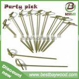 Factory Wholesale Knotted Bamboo Skewer With Twisted thumbnail-6