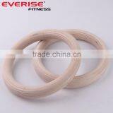 28mm 32mm Wooden Gym Rings With Adjustable Straps thumbnail-3