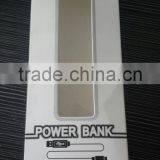 Mini 2600mAh Lipstick Power Bank Lip Gloss External Backup Battery Power Bank For Phone thumbnail-6