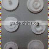 White Plastic Snap Button thumbnail-3