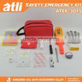Good Sale 14 Pcs Car Safety Roadside Emergency Tool Kits thumbnail-1
