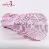 Personalized 2 Inch 50mm Pink Color Jute Burlap Glitter Ribbon thumbnail-4