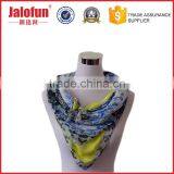 Promotion Gift Custom Silk Screen Printing 55*55 Silk Scarf thumbnail-4