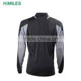 Black Half-zipper in the Front Long Sleeve t Shirt Men's thumbnail-2