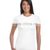 180g 100% Cotton Blank O-neck Women T-shirt thumbnail-1